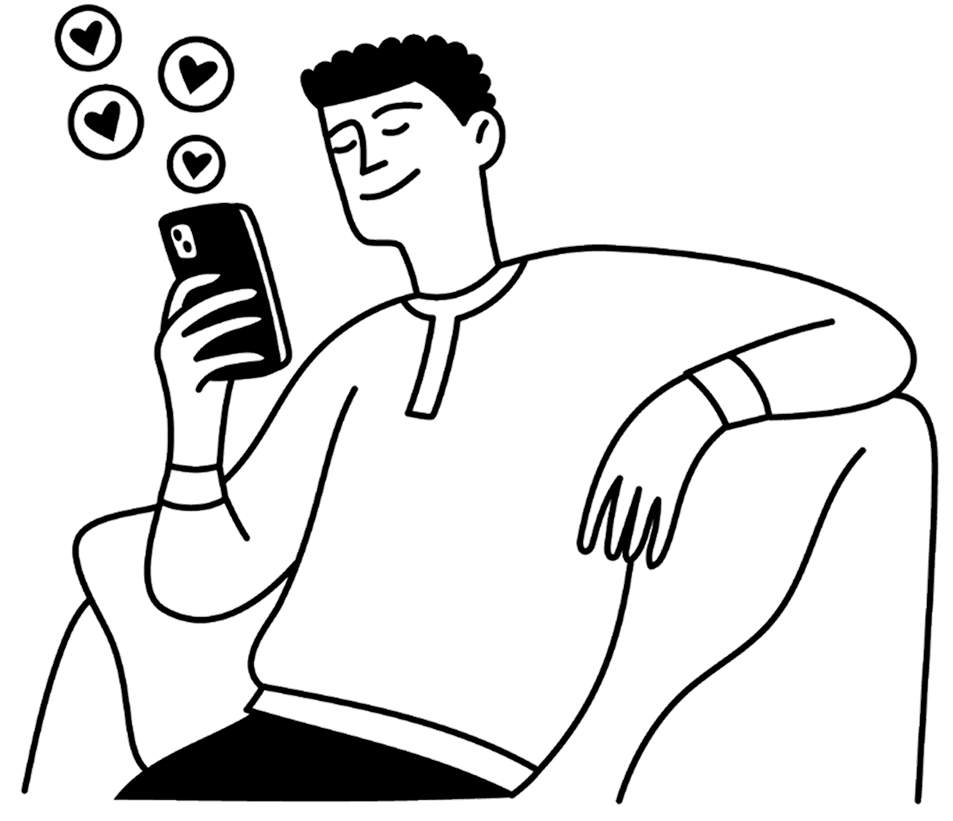 Omsio plattformen visad på laptop och mobil